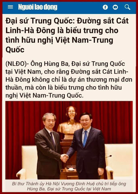 Tình hữu nghị ông Hùng Ba là nỗi đau của dân chúng Việt Nam?
