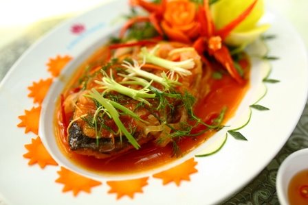 Cá Thu nướng một đặc sản của biển Cửa Lò