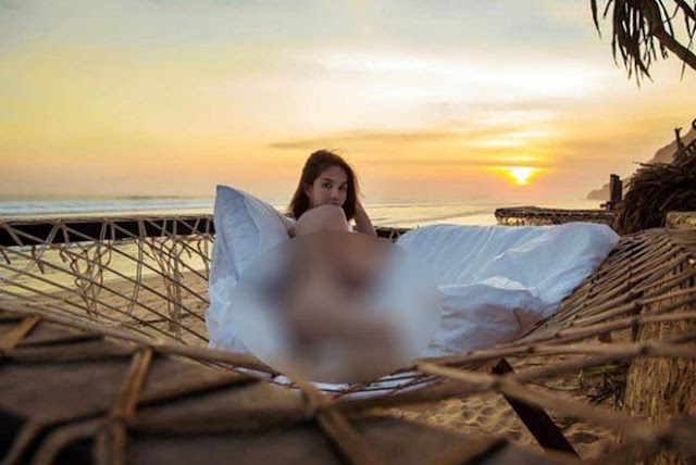 Ảnh bikini sexy của Ngọc Trinh khi đi du lịch ở Bali 2