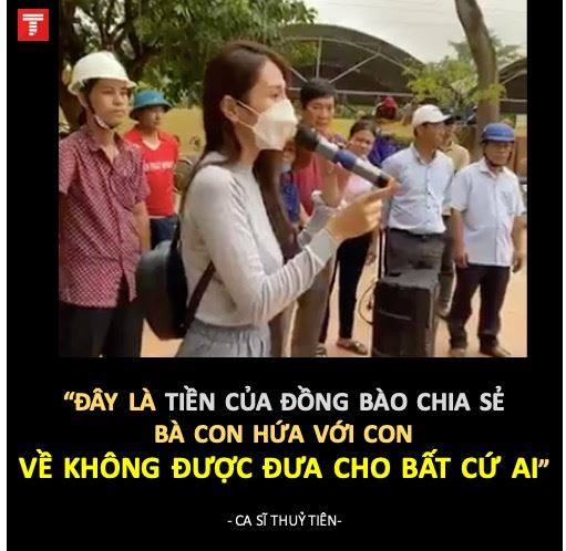 Công Vinh – Thủy Tiên khẳng định sẽ xác minh đòi lại từng đồng, dặn bà con không được đưa bất cứ ai