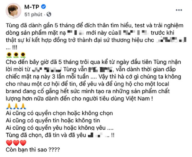 Mỹ Tâm lên tiếng khi bị công chúng chỉ trích quảng cáo “kem trộn”?