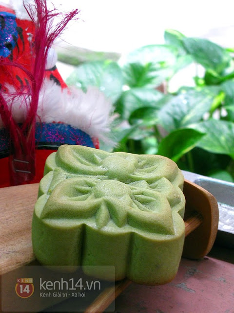 Bánh Trung thu trà xanh thơm lừng độc đáo