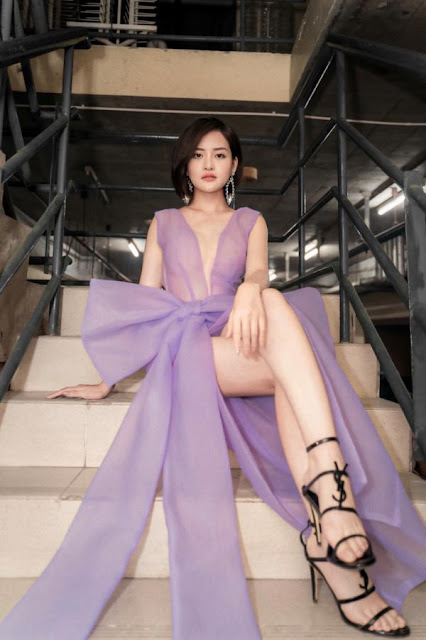 Thùy Anh thần thái với trend tím mộng mơ, úp mở cái kết của nhân vật bị ‘ghét cay ghét đắng’ trong Tình yêu và tham vọng