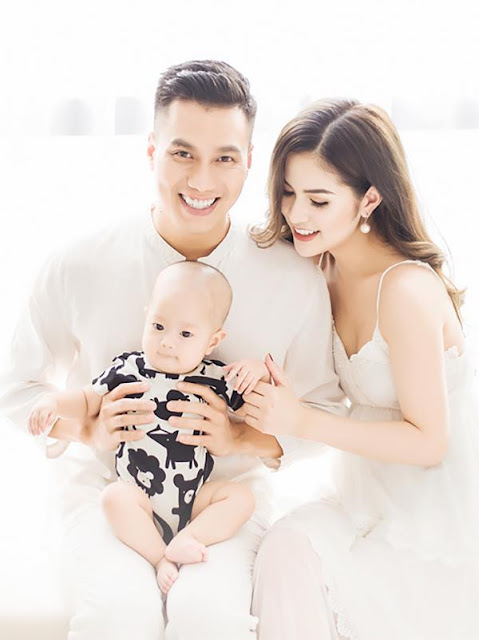 Việt Anh và vợ cũ Hương Trần hội ngộ trong dịp sinh nhật con trai