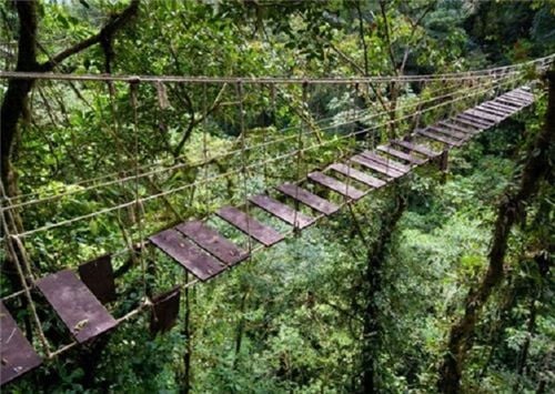 10 cây cầu treo sợ nhất thế giới 10 cây cầu treo sợ nhất thế giới