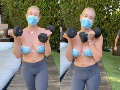 Phẫn nộ nghệ sĩ lấy khẩu trang làm bikini, áo bra phản cảm giữa tâm dịch Covid-19