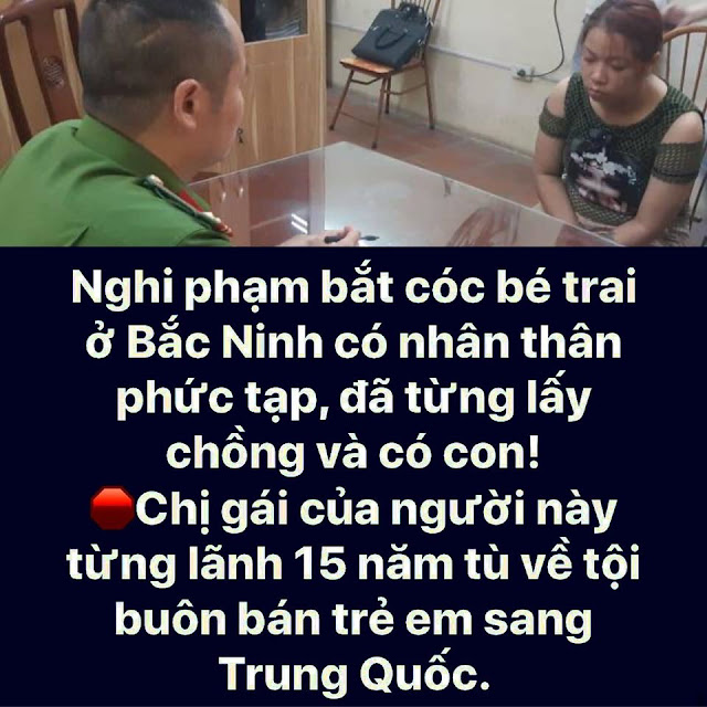 Đối tượng bắt cóc trẻ em đã từng lấy chồng và có con, không thể hiếm muộn như lời khai trước đó