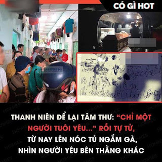 Bình Dương: nam thanh niên để lại thư tuyệt mệnh chỉ chết vì tình