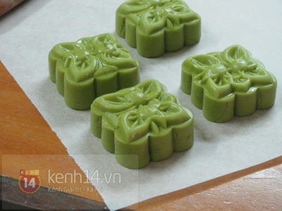 Bánh Trung thu trà xanh thơm lừng độc đáo