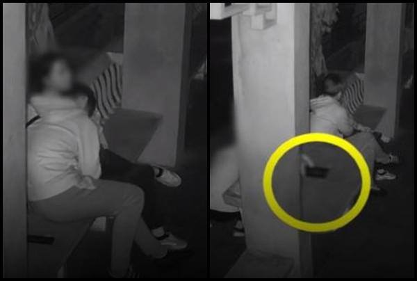 Cặp đôi đắm đuối tâm sự trong công viên, mất điện thoại trong 6 giây mà không hay biết