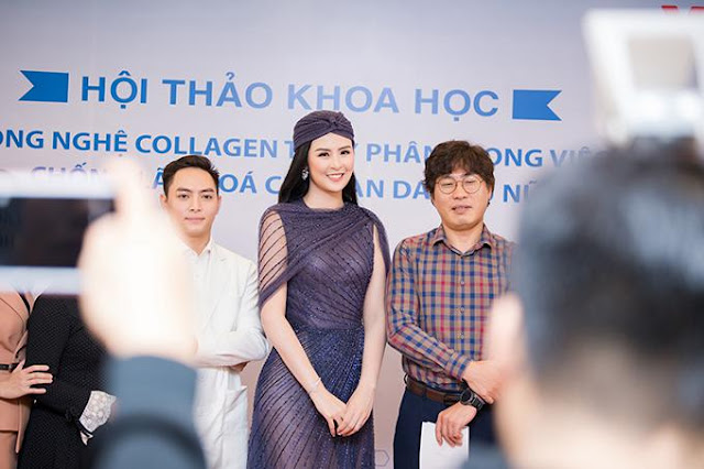 Ngọc Hân mặc váy xuyên thấu