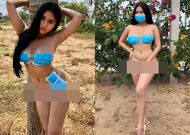 Những hình ảnh diện bikini khoét toàn chỗ hiểm khiến CĐM nhức nhối