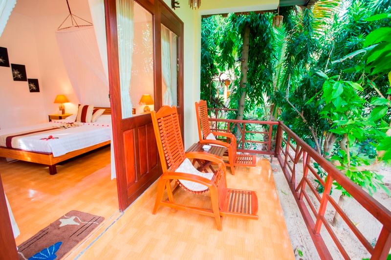Bungalow hướng vườn