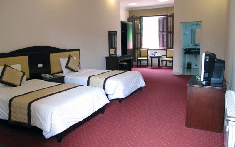 Phòng nghỉ khách sạn Công đoàn Việt Nam tại Sa Pa